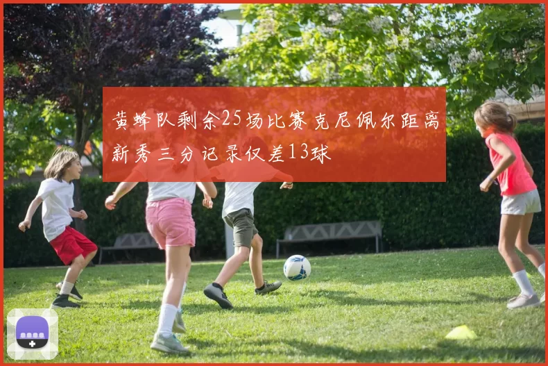 黄蜂队剩余25场比赛克尼佩尔距离新秀三分记录仅差13球