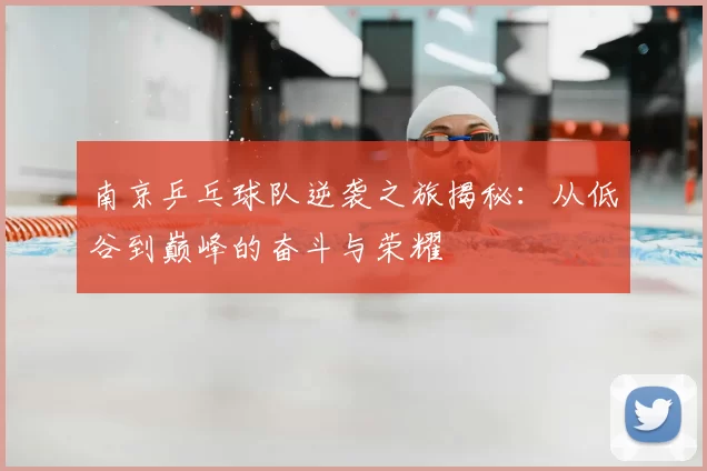南京乒乓球队逆袭之旅揭秘：从低谷到巅峰的奋斗与荣耀
