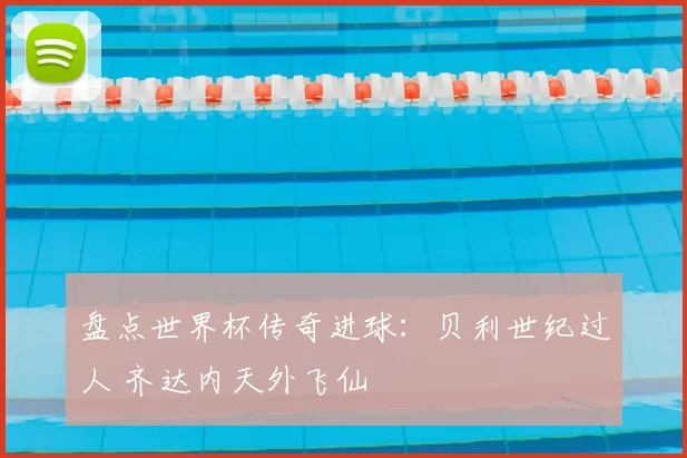 盘点世界杯传奇进球:贝利世纪过人 齐达内天外飞仙